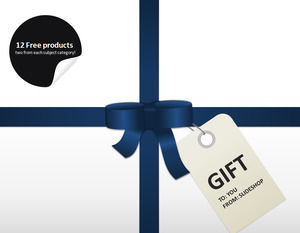 GIFT Gift Gift Box Business Ppt Template