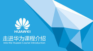 Ke kursus pengenalan Huawei - tinggi animationInto visual saja pengenalan Huawei - tinggi visual yang animasi ppt Template ppt Template