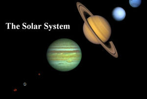 太陽系引進歐美風PPT模板