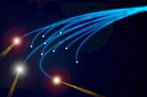 光通信線路的技術背景圖片