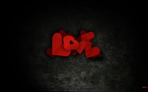 LOVE letter cut paper love background picture
