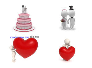 الحب الزواج عائلة 3D سلسلة الشرير المواد باور بوينت