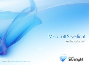 plantilla ppt producto de Microsoft Silverlight Microsoft