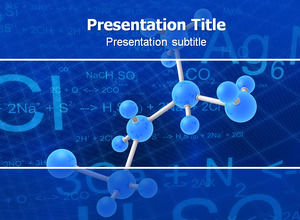 Molekularstrukturdiagramm Chemische Formel Biotechnology ppt template