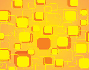 橙色矩形圓角的抽象設計PPT圖片