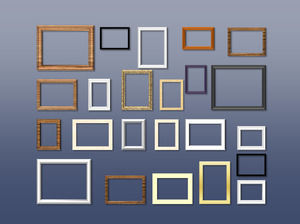 Photo wall ppt frame material