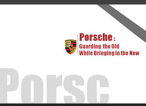 Porsche (Porsche) produits culturels et l'analyse du marché de l'industrie automobile modèle ppt