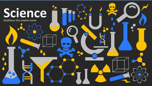 Ppt Drawing of exquisite chemical education related editable icons