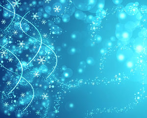 漂亮的雪花斑点的蓝色背景图片