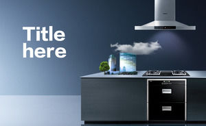 Range hood kitchen appliances Product introduction Market analysis ppt template