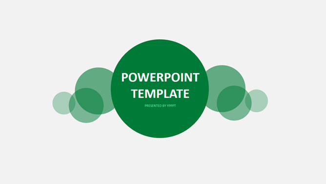 Plantillas PPT Simple Green Multi-Purpose