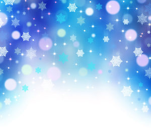 Snowflake spot niebieskie tło