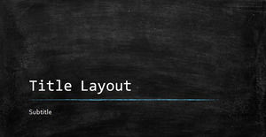 Suitable for graduates to record the memories of college life blackboard background ppt template