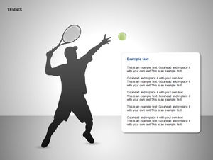 Tennis sports ppt template