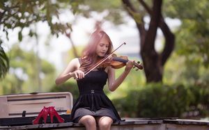 L'histoire de la beauté du rêve de violon