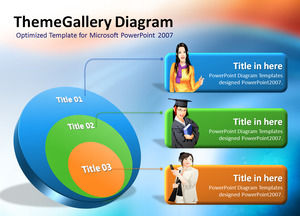 ThemeGallery Diagramm 11 Farb Stereo ppt Diagramm